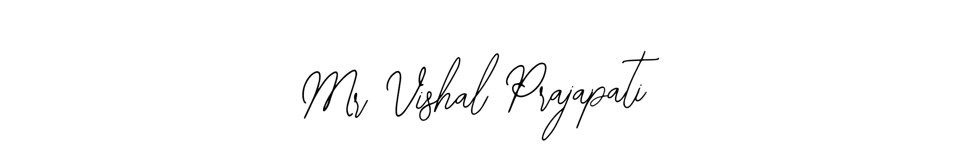 Create a beautiful signature design for name Mr Vishal Prajapati. With this signature (Bearetta-2O07w) fonts, you can make a handwritten signature for free. Mr Vishal Prajapati signature style 12 images and pictures png