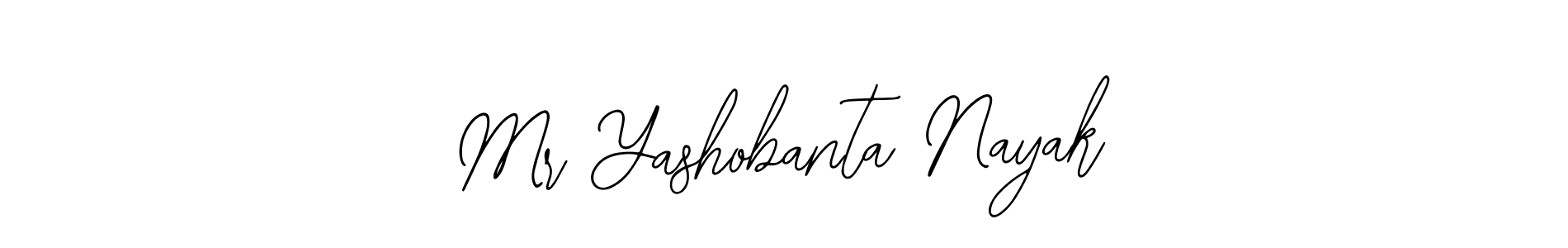 Use a signature maker to create a handwritten signature online. With this signature software, you can design (Bearetta-2O07w) your own signature for name Mr Yashobanta Nayak. Mr Yashobanta Nayak signature style 12 images and pictures png