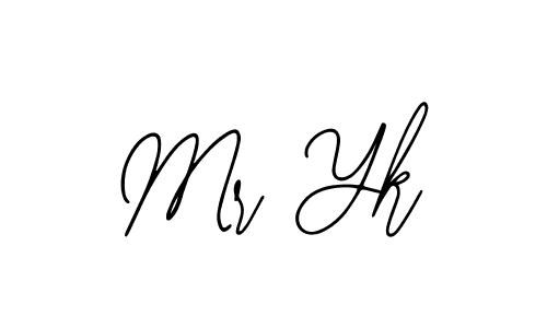 How to Draw Mr Yk signature style? Bearetta-2O07w is a latest design signature styles for name Mr Yk. Mr Yk signature style 12 images and pictures png