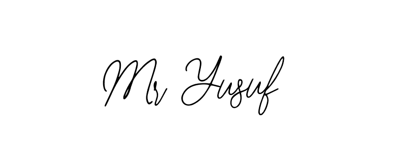 Make a beautiful signature design for name Mr Yusuf. With this signature (Bearetta-2O07w) style, you can create a handwritten signature for free. Mr Yusuf signature style 12 images and pictures png