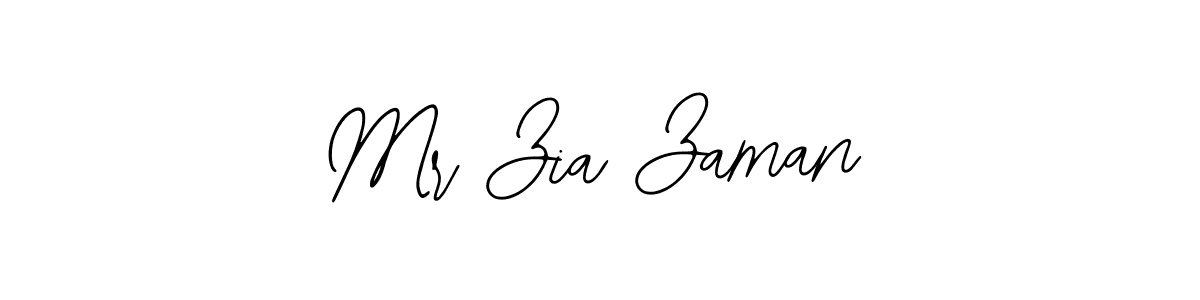How to make Mr Zia Zaman name signature. Use Bearetta-2O07w style for creating short signs online. This is the latest handwritten sign. Mr Zia Zaman signature style 12 images and pictures png