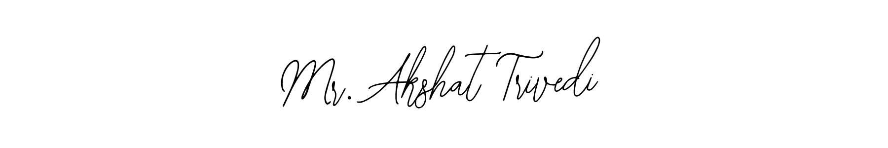 How to make Mr. Akshat Trivedi name signature. Use Bearetta-2O07w style for creating short signs online. This is the latest handwritten sign. Mr. Akshat Trivedi signature style 12 images and pictures png