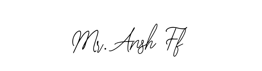 The best way (Bearetta-2O07w) to make a short signature is to pick only two or three words in your name. The name Mr. Ansh Ff include a total of six letters. For converting this name. Mr. Ansh Ff signature style 12 images and pictures png