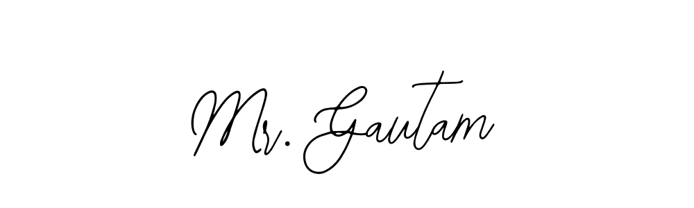 Check out images of Autograph of Mr. Gautam name. Actor Mr. Gautam Signature Style. Bearetta-2O07w is a professional sign style online. Mr. Gautam signature style 12 images and pictures png