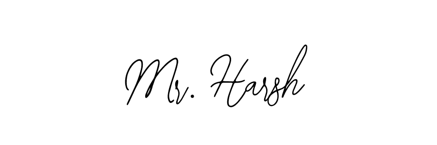 Design your own signature with our free online signature maker. With this signature software, you can create a handwritten (Bearetta-2O07w) signature for name Mr. Harsh. Mr. Harsh signature style 12 images and pictures png