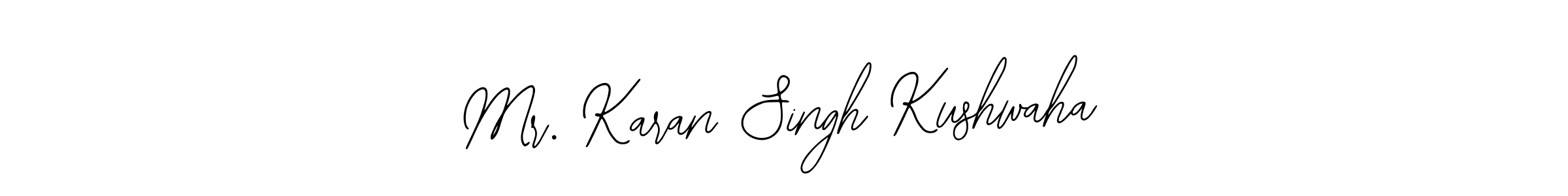 Use a signature maker to create a handwritten signature online. With this signature software, you can design (Bearetta-2O07w) your own signature for name Mr. Karan Singh Kushwaha. Mr. Karan Singh Kushwaha signature style 12 images and pictures png