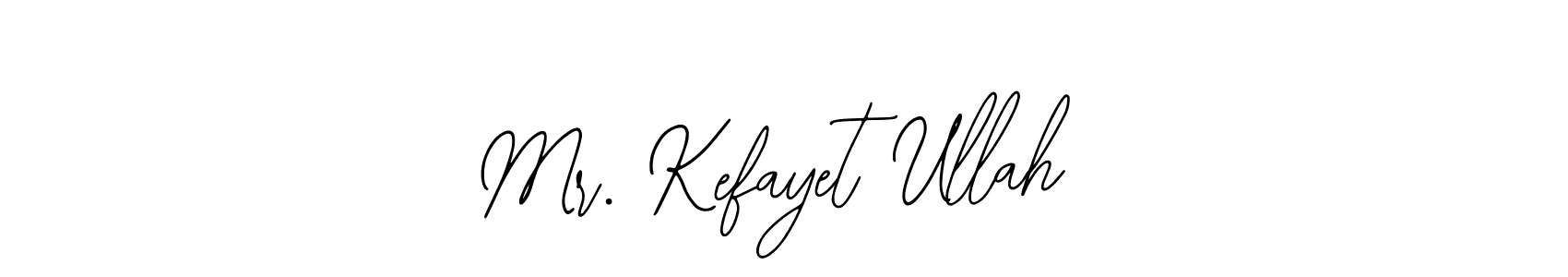 Similarly Bearetta-2O07w is the best handwritten signature design. Signature creator online .You can use it as an online autograph creator for name Mr. Kefayet Ullah. Mr. Kefayet Ullah signature style 12 images and pictures png
