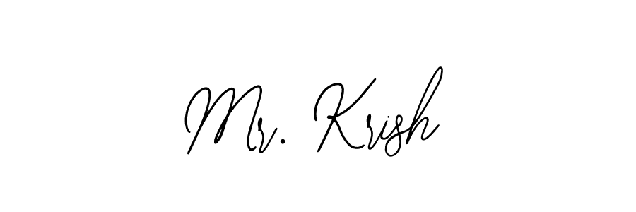 Make a short Mr. Krish signature style. Manage your documents anywhere anytime using Bearetta-2O07w. Create and add eSignatures, submit forms, share and send files easily. Mr. Krish signature style 12 images and pictures png