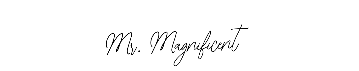 Create a beautiful signature design for name Mr. Magnificent. With this signature (Bearetta-2O07w) fonts, you can make a handwritten signature for free. Mr. Magnificent signature style 12 images and pictures png