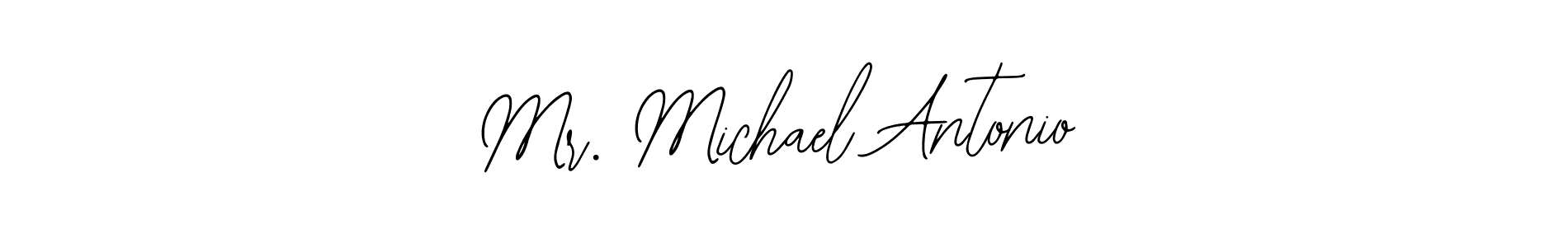 Use a signature maker to create a handwritten signature online. With this signature software, you can design (Bearetta-2O07w) your own signature for name Mr. Michael Antonio. Mr. Michael Antonio signature style 12 images and pictures png