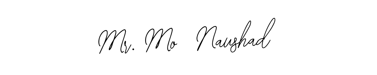 Bearetta-2O07w is a professional signature style that is perfect for those who want to add a touch of class to their signature. It is also a great choice for those who want to make their signature more unique. Get Mr. Mo  Naushad name to fancy signature for free. Mr. Mo  Naushad signature style 12 images and pictures png