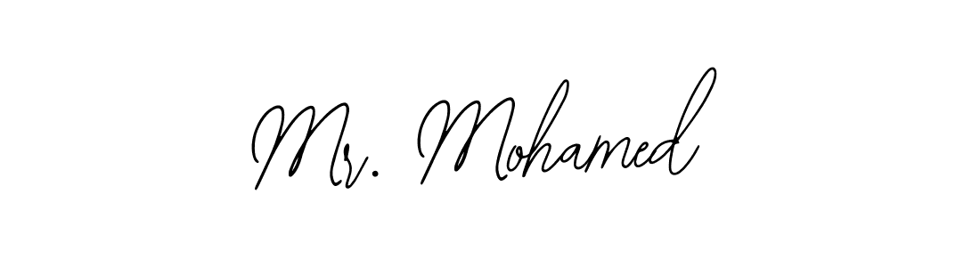 Design your own signature with our free online signature maker. With this signature software, you can create a handwritten (Bearetta-2O07w) signature for name Mr. Mohamed. Mr. Mohamed signature style 12 images and pictures png