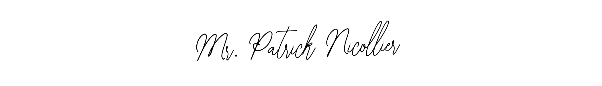 Also we have Mr. Patrick Nicollier name is the best signature style. Create professional handwritten signature collection using Bearetta-2O07w autograph style. Mr. Patrick Nicollier signature style 12 images and pictures png