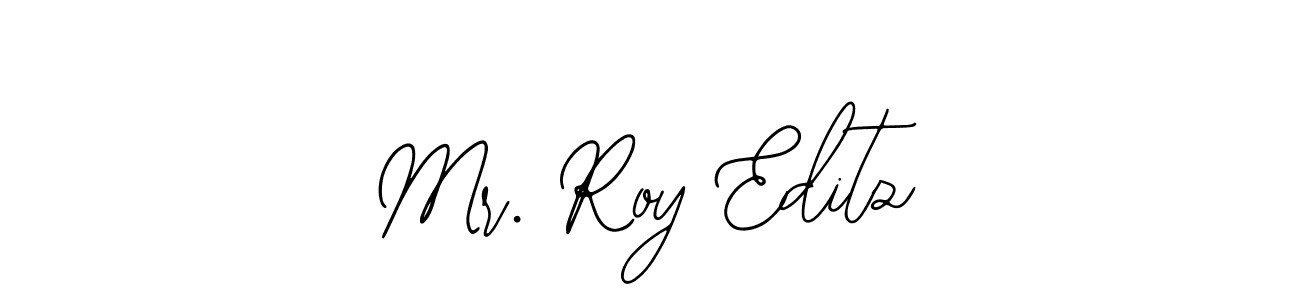 You should practise on your own different ways (Bearetta-2O07w) to write your name (Mr. Roy Editz) in signature. don't let someone else do it for you. Mr. Roy Editz signature style 12 images and pictures png