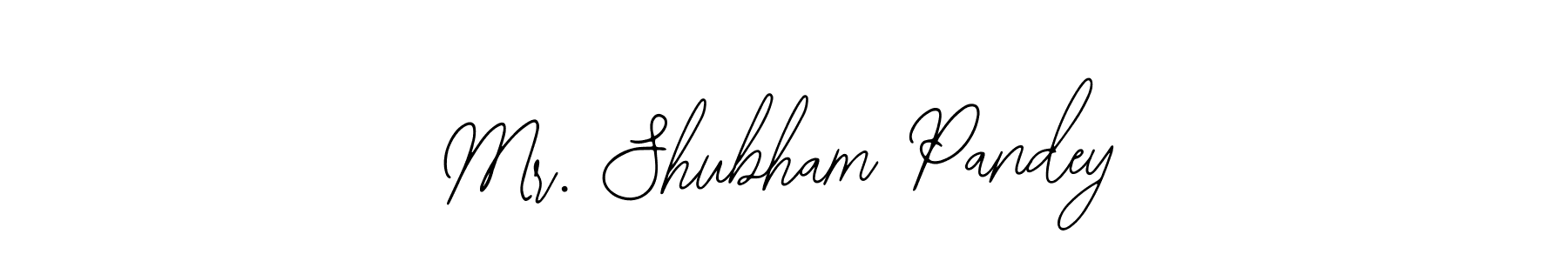 The best way (Bearetta-2O07w) to make a short signature is to pick only two or three words in your name. The name Mr. Shubham Pandey include a total of six letters. For converting this name. Mr. Shubham Pandey signature style 12 images and pictures png