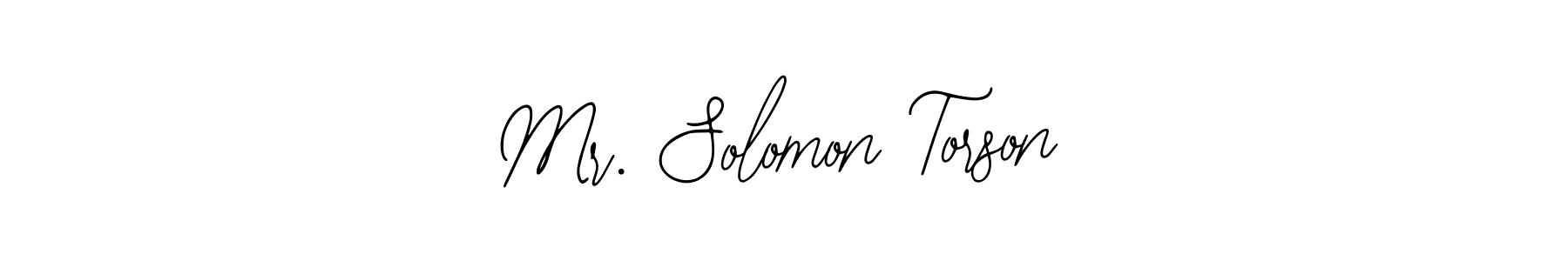 How to make Mr. Solomon Torson name signature. Use Bearetta-2O07w style for creating short signs online. This is the latest handwritten sign. Mr. Solomon Torson signature style 12 images and pictures png