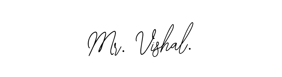 Use a signature maker to create a handwritten signature online. With this signature software, you can design (Bearetta-2O07w) your own signature for name Mr. Vishal.. Mr. Vishal. signature style 12 images and pictures png