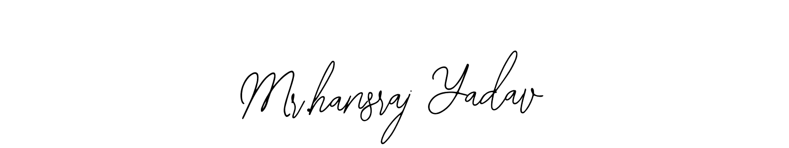 Here are the top 10 professional signature styles for the name Mr.hansraj Yadav. These are the best autograph styles you can use for your name. Mr.hansraj Yadav signature style 12 images and pictures png