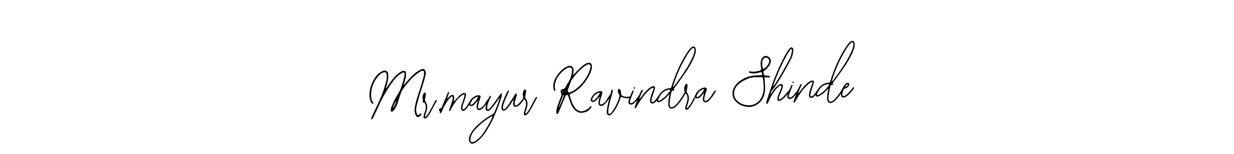 Mr.mayur Ravindra Shinde stylish signature style. Best Handwritten Sign (Bearetta-2O07w) for my name. Handwritten Signature Collection Ideas for my name Mr.mayur Ravindra Shinde. Mr.mayur Ravindra Shinde signature style 12 images and pictures png