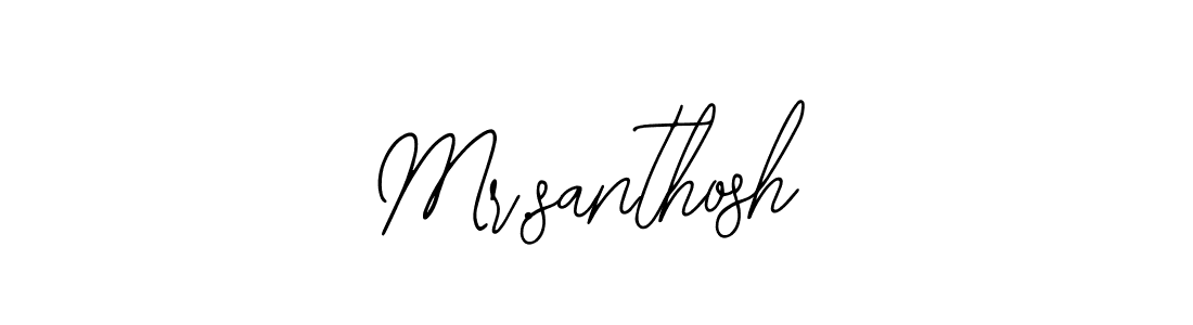 Also You can easily find your signature by using the search form. We will create Mr.santhosh name handwritten signature images for you free of cost using Bearetta-2O07w sign style. Mr.santhosh signature style 12 images and pictures png