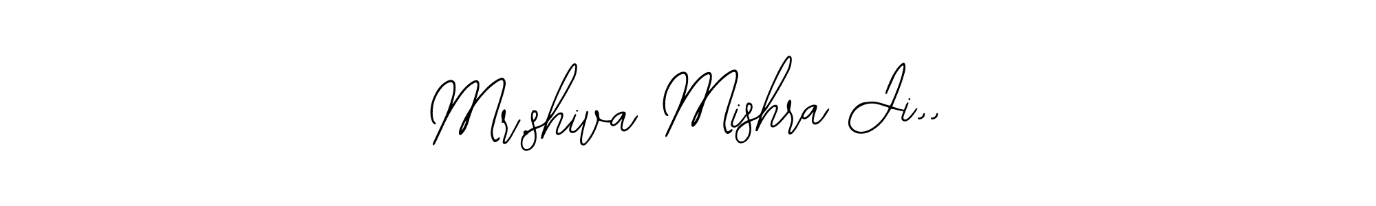 Use a signature maker to create a handwritten signature online. With this signature software, you can design (Bearetta-2O07w) your own signature for name Mr.shiva Mishra Ji,,. Mr.shiva Mishra Ji,, signature style 12 images and pictures png