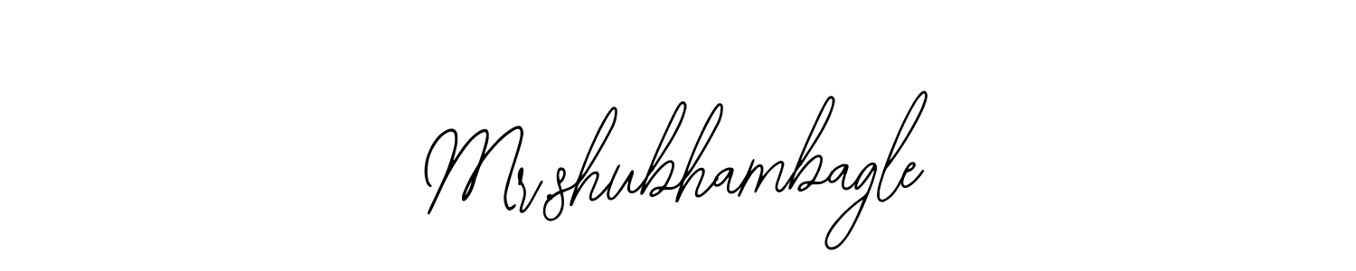Create a beautiful signature design for name Mr.shubhambagle. With this signature (Bearetta-2O07w) fonts, you can make a handwritten signature for free. Mr.shubhambagle signature style 12 images and pictures png