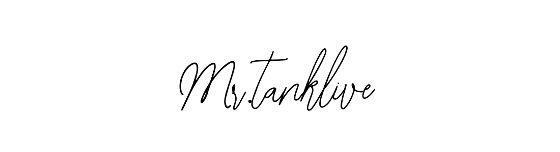 Use a signature maker to create a handwritten signature online. With this signature software, you can design (Bearetta-2O07w) your own signature for name Mr.tanklive. Mr.tanklive signature style 12 images and pictures png