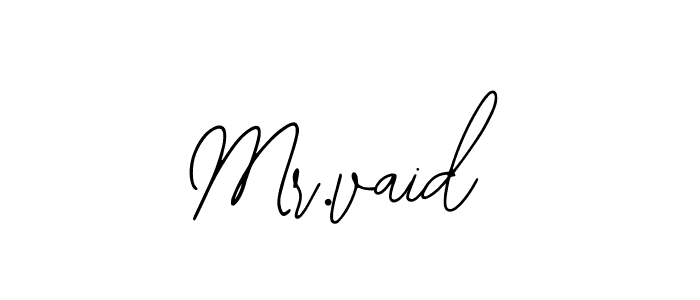 Check out images of Autograph of Mr.vaid name. Actor Mr.vaid Signature Style. Bearetta-2O07w is a professional sign style online. Mr.vaid signature style 12 images and pictures png