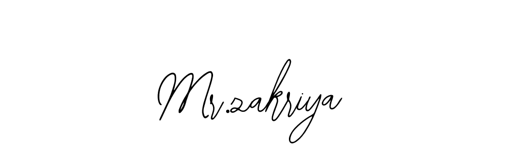 Mr.zakriya stylish signature style. Best Handwritten Sign (Bearetta-2O07w) for my name. Handwritten Signature Collection Ideas for my name Mr.zakriya. Mr.zakriya signature style 12 images and pictures png