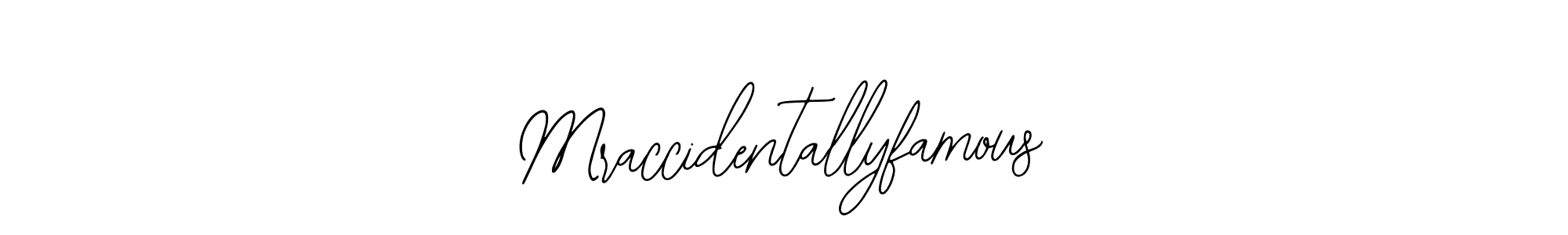 This is the best signature style for the Mraccidentallyfamous name. Also you like these signature font (Bearetta-2O07w). Mix name signature. Mraccidentallyfamous signature style 12 images and pictures png