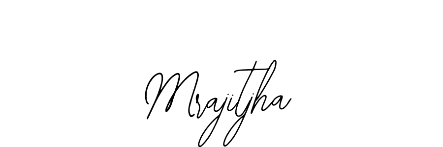 The best way (Bearetta-2O07w) to make a short signature is to pick only two or three words in your name. The name Mrajitjha include a total of six letters. For converting this name. Mrajitjha signature style 12 images and pictures png