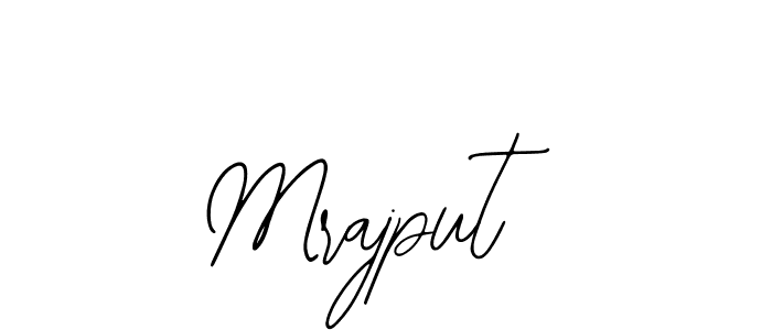 How to make Mrajput name signature. Use Bearetta-2O07w style for creating short signs online. This is the latest handwritten sign. Mrajput signature style 12 images and pictures png