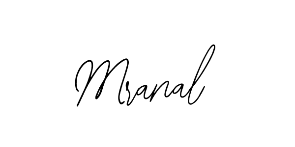 Make a beautiful signature design for name Mranal. With this signature (Bearetta-2O07w) style, you can create a handwritten signature for free. Mranal signature style 12 images and pictures png