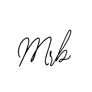 Make a beautiful signature design for name Mrb. With this signature (Bearetta-2O07w) style, you can create a handwritten signature for free. Mrb signature style 12 images and pictures png