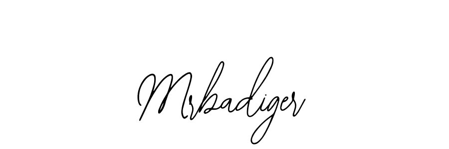 How to Draw Mrbadiger signature style? Bearetta-2O07w is a latest design signature styles for name Mrbadiger. Mrbadiger signature style 12 images and pictures png