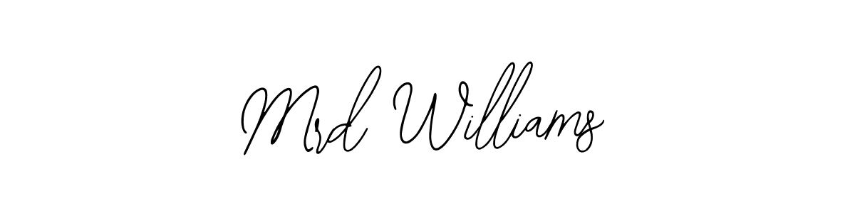 if you are searching for the best signature style for your name Mrd Williams. so please give up your signature search. here we have designed multiple signature styles  using Bearetta-2O07w. Mrd Williams signature style 12 images and pictures png