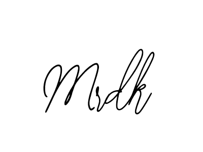 How to make Mrdk signature? Bearetta-2O07w is a professional autograph style. Create handwritten signature for Mrdk name. Mrdk signature style 12 images and pictures png