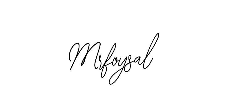 Design your own signature with our free online signature maker. With this signature software, you can create a handwritten (Bearetta-2O07w) signature for name Mrfoysal. Mrfoysal signature style 12 images and pictures png