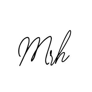 Design your own signature with our free online signature maker. With this signature software, you can create a handwritten (Bearetta-2O07w) signature for name Mrh. Mrh signature style 12 images and pictures png