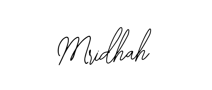 Make a beautiful signature design for name Mridhah. With this signature (Bearetta-2O07w) style, you can create a handwritten signature for free. Mridhah signature style 12 images and pictures png