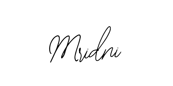 How to make Mridni signature? Bearetta-2O07w is a professional autograph style. Create handwritten signature for Mridni name. Mridni signature style 12 images and pictures png