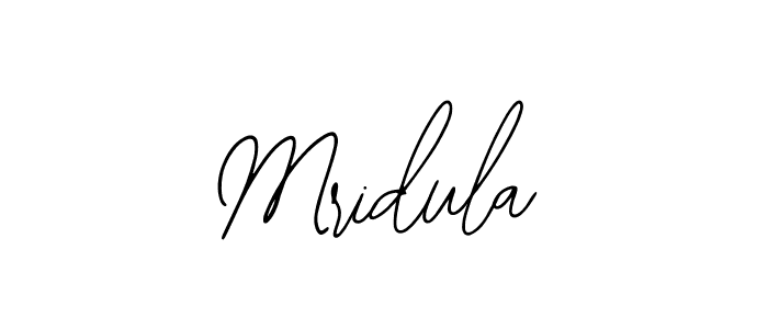 You should practise on your own different ways (Bearetta-2O07w) to write your name (Mridula) in signature. don't let someone else do it for you. Mridula signature style 12 images and pictures png