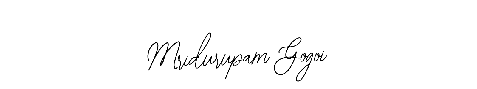 Mridurupam Gogoi stylish signature style. Best Handwritten Sign (Bearetta-2O07w) for my name. Handwritten Signature Collection Ideas for my name Mridurupam Gogoi. Mridurupam Gogoi signature style 12 images and pictures png