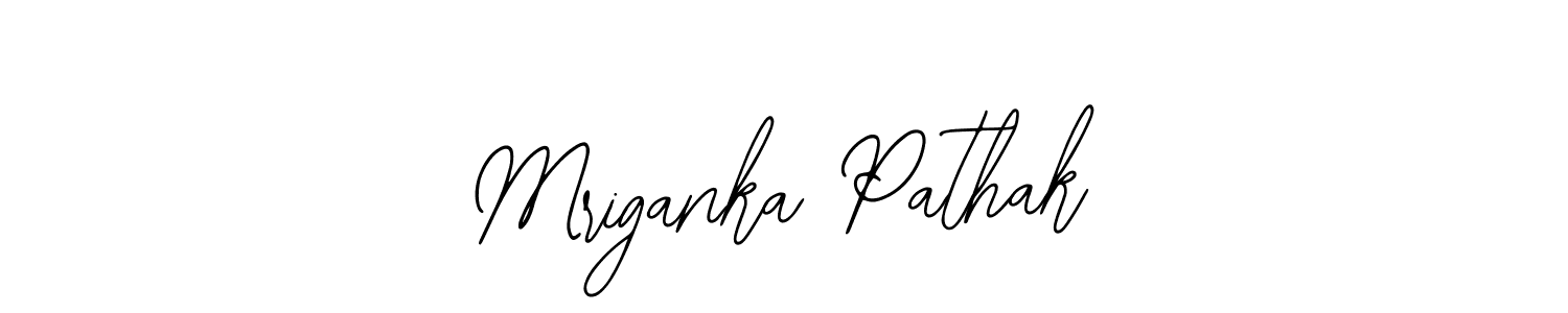 It looks lik you need a new signature style for name Mriganka Pathak. Design unique handwritten (Bearetta-2O07w) signature with our free signature maker in just a few clicks. Mriganka Pathak signature style 12 images and pictures png