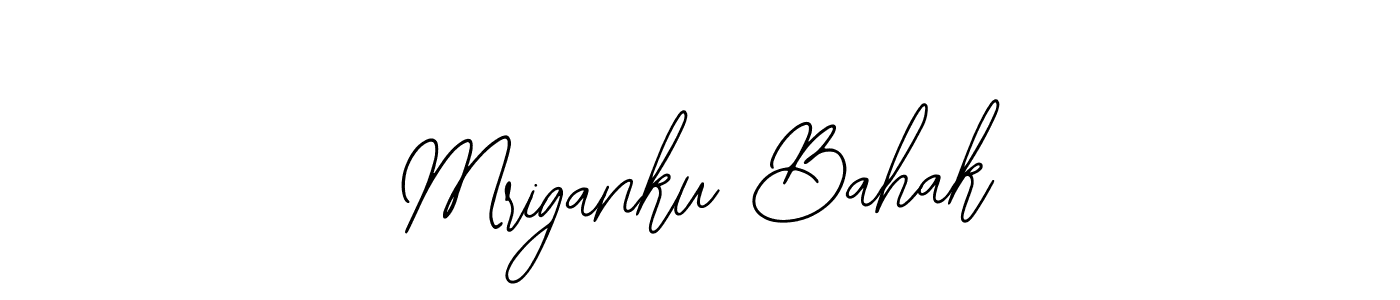 Create a beautiful signature design for name Mriganku Bahak. With this signature (Bearetta-2O07w) fonts, you can make a handwritten signature for free. Mriganku Bahak signature style 12 images and pictures png