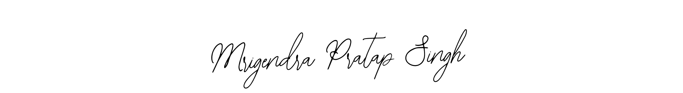 Also we have Mrigendra Pratap Singh name is the best signature style. Create professional handwritten signature collection using Bearetta-2O07w autograph style. Mrigendra Pratap Singh signature style 12 images and pictures png