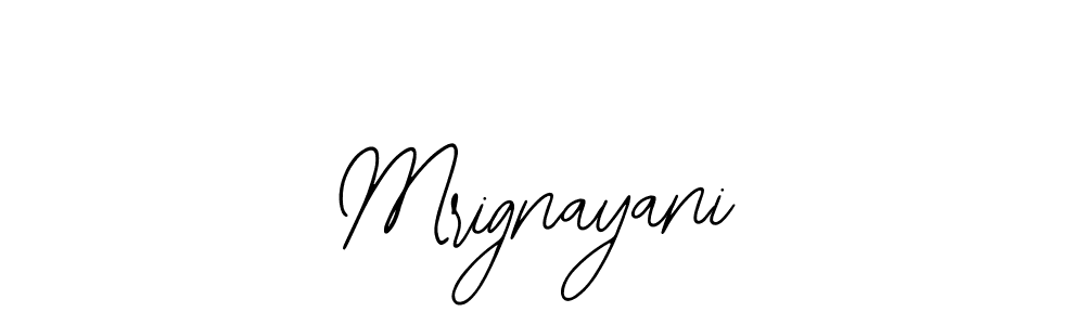 The best way (Bearetta-2O07w) to make a short signature is to pick only two or three words in your name. The name Mrignayani include a total of six letters. For converting this name. Mrignayani signature style 12 images and pictures png