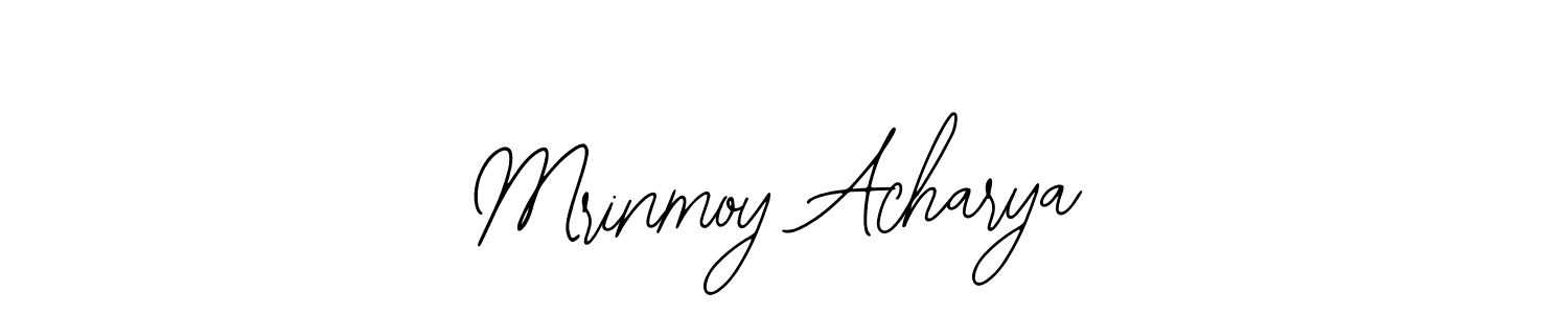 How to Draw Mrinmoy Acharya signature style? Bearetta-2O07w is a latest design signature styles for name Mrinmoy Acharya. Mrinmoy Acharya signature style 12 images and pictures png