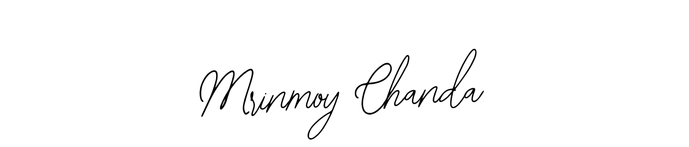 How to make Mrinmoy Chanda name signature. Use Bearetta-2O07w style for creating short signs online. This is the latest handwritten sign. Mrinmoy Chanda signature style 12 images and pictures png