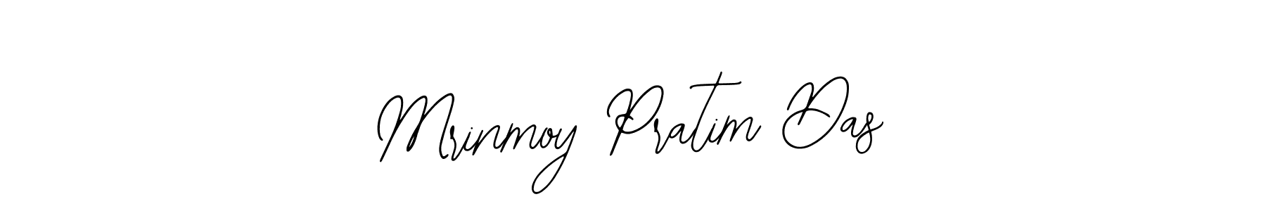 How to make Mrinmoy Pratim Das name signature. Use Bearetta-2O07w style for creating short signs online. This is the latest handwritten sign. Mrinmoy Pratim Das signature style 12 images and pictures png